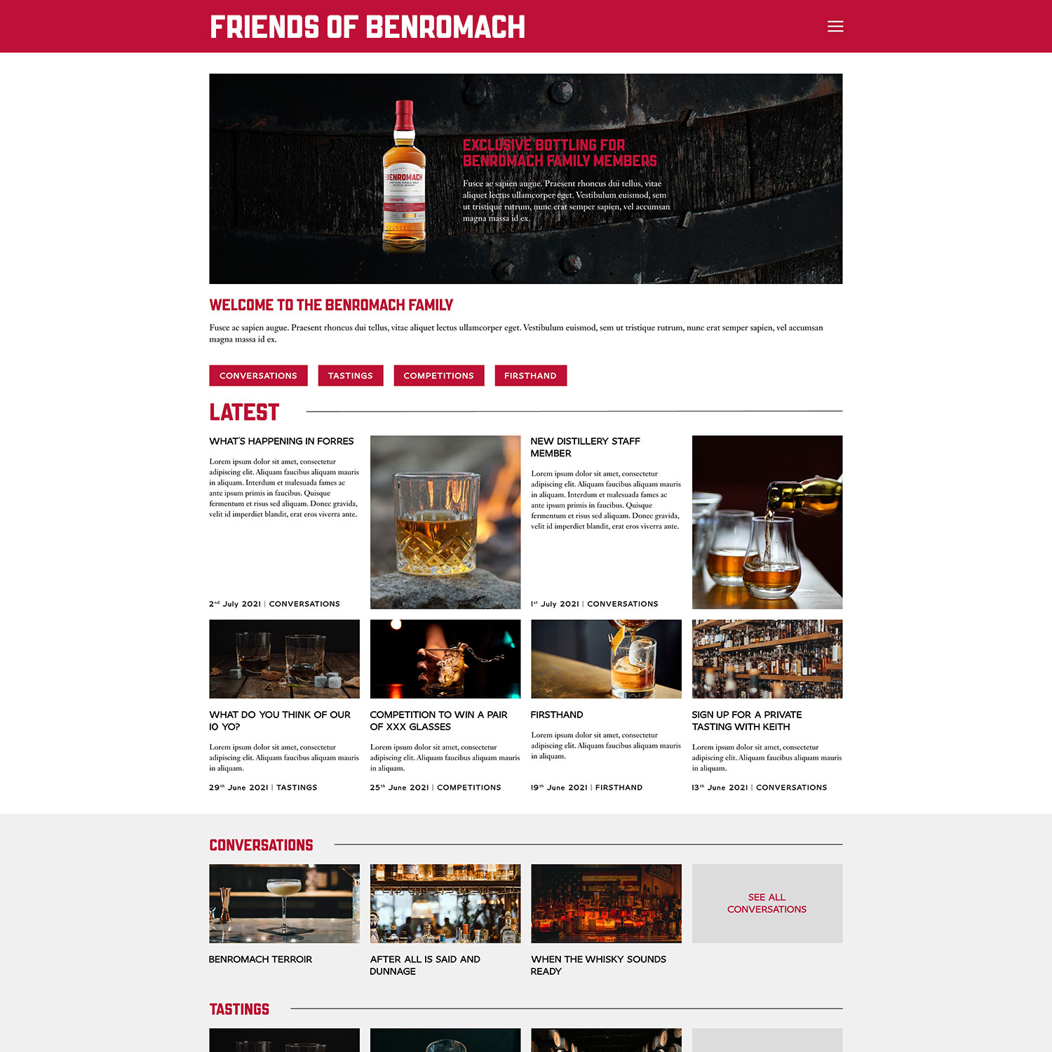 Friends of Benromach website